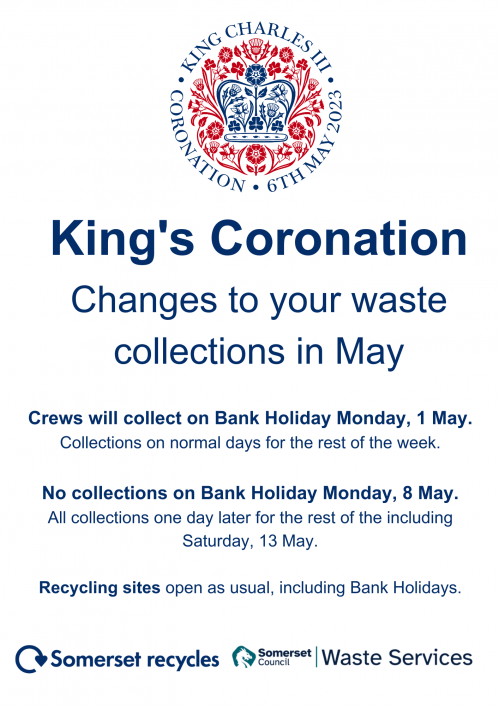 Bank Holiday changes to waste collection in May