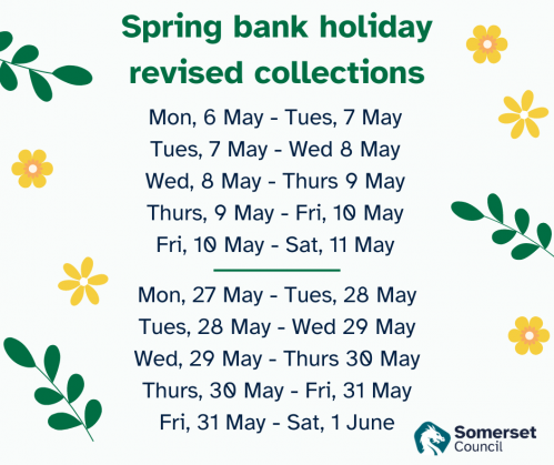 May bank holidays bring changes to waste collections